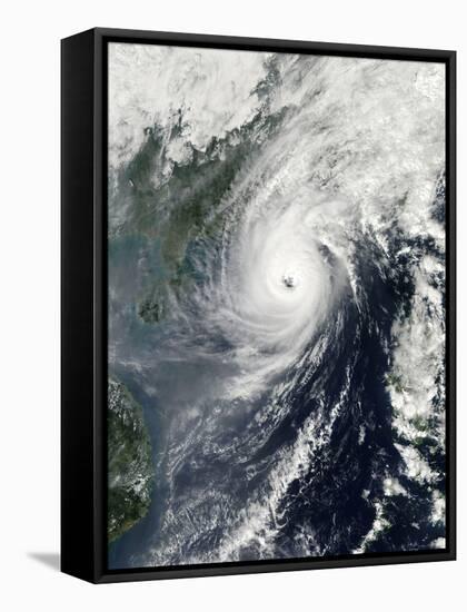 Typhoon Krosa in the South China Sea-null-Framed Stretched Canvas