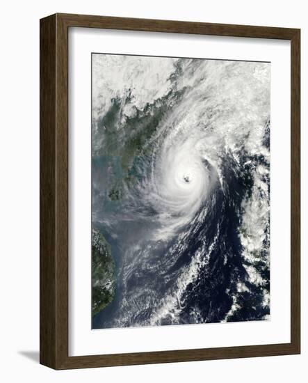 Typhoon Krosa in the South China Sea-null-Framed Photographic Print