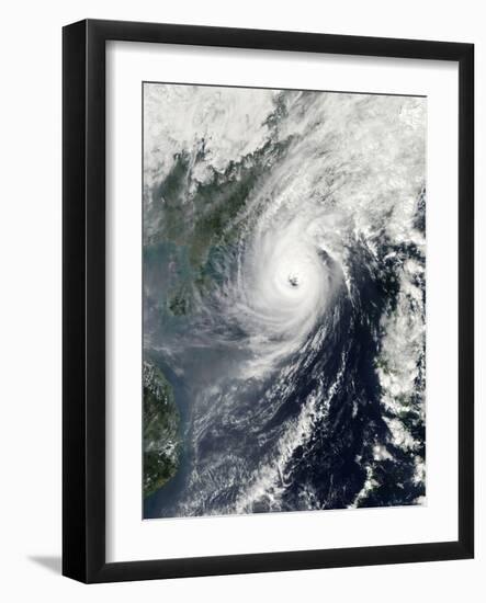 Typhoon Krosa in the South China Sea-null-Framed Photographic Print