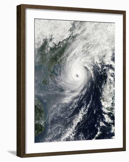 Typhoon Krosa in the South China Sea-null-Framed Photographic Print