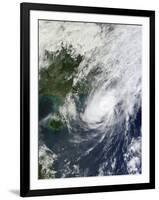 Typhoon Krosa in the South China Sea-null-Framed Photographic Print