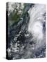 Typhoon Krosa over the Phillippines-null-Stretched Canvas