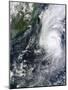 Typhoon Krosa over the Phillippines-null-Mounted Photographic Print