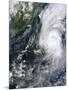 Typhoon Krosa over the Phillippines-null-Mounted Photographic Print