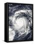 Typhoon Nida in the Pacific Ocean-null-Framed Stretched Canvas