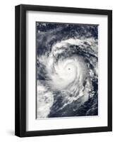 Typhoon Nida in the Pacific Ocean-null-Framed Photographic Print