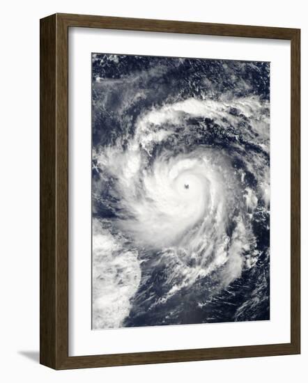 Typhoon Nida in the Pacific Ocean-null-Framed Photographic Print