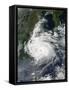 Typhoon Sinlaku-Stocktrek Images-Framed Stretched Canvas