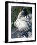 Typhoon Sinlaku-Stocktrek Images-Framed Photographic Print