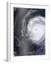 Typhoon Soulik Moves Through the Northwestern Pacific Ocean-null-Framed Photographic Print
