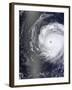 Typhoon Soulik Moves Through the Northwestern Pacific Ocean-null-Framed Photographic Print