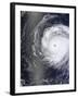 Typhoon Soulik Moves Through the Northwestern Pacific Ocean-null-Framed Photographic Print