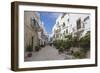 Typical alley and houses of the old town, Polignano a Mare, Province of Bari, Apulia, Italy, Europe-Roberto Moiola-Framed Photographic Print