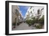 Typical alley and houses of the old town, Polignano a Mare, Province of Bari, Apulia, Italy, Europe-Roberto Moiola-Framed Photographic Print