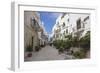 Typical alley and houses of the old town, Polignano a Mare, Province of Bari, Apulia, Italy, Europe-Roberto Moiola-Framed Photographic Print