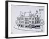 Typical architecture of Saint-Omer, France.-Richard Lawrence-Framed Photographic Print