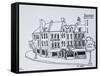 Typical architecture of Saint-Omer, France.-Richard Lawrence-Framed Stretched Canvas