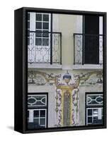Typical Azulejos (Painted Tiles), Lisbon, Portugal-Yadid Levy-Framed Stretched Canvas