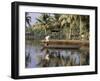 Typical Backwater Scene, Where Canals and Rivers are Used as Roadways, Kerala State, India-R H Productions-Framed Photographic Print