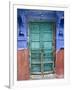 Typical Blue Architecture, Jodhpur, Rajasthan, India-Doug Pearson-Framed Photographic Print