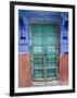 Typical Blue Architecture, Jodhpur, Rajasthan, India-Doug Pearson-Framed Photographic Print