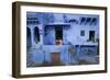 Typical Blue Architecture, Jodhpur, Western Rajasthan, India, Asia-Doug Pearson-Framed Photographic Print