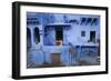 Typical Blue Architecture, Jodhpur, Western Rajasthan, India, Asia-Doug Pearson-Framed Photographic Print