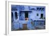 Typical Blue Architecture, Jodhpur, Western Rajasthan, India, Asia-Doug Pearson-Framed Photographic Print