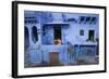 Typical Blue Architecture, Jodhpur, Western Rajasthan, India, Asia-Doug Pearson-Framed Photographic Print