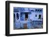 Typical Blue Architecture, Jodhpur, Western Rajasthan, India, Asia-Doug Pearson-Framed Photographic Print