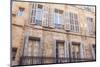 Typical building facade in Aix-en-Provence, Bouches du Rhone, Provence, France, Europe-Julian Elliott-Mounted Photographic Print