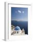 Typical Church Clinging to Hillside Above the Aegean Sea, Oia (Ia), Santorini (Thira) (Thera)-Ruth Tomlinson-Framed Photographic Print