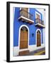 Typical Colonial Architecture, San Juan, Puerto Rico, USA, Caribbean-Miva Stock-Framed Premium Photographic Print