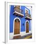 Typical Colonial Architecture, San Juan, Puerto Rico, USA, Caribbean-Miva Stock-Framed Photographic Print