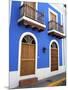 Typical Colonial Architecture, San Juan, Puerto Rico, USA, Caribbean-Miva Stock-Mounted Photographic Print