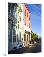 Typical Colonial Architecture, San Juan, Puerto Rico, USA, Caribbean-Miva Stock-Framed Photographic Print