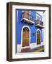 Typical Colonial Architecture, San Juan, Puerto Rico, USA, Caribbean-Miva Stock-Framed Photographic Print