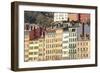 Typical Colourful Building Facades Facing onto the River Saone in Lyon, Rhone-Alpes, France, Europe-Julian Elliott-Framed Photographic Print