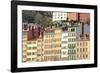 Typical Colourful Building Facades Facing onto the River Saone in Lyon, Rhone-Alpes, France, Europe-Julian Elliott-Framed Photographic Print