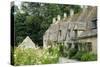 Typical Cotswold Houses in the Village of Bibury, the Cotswolds, Gloucestershire-Alex Robinson-Stretched Canvas