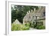 Typical Cotswold Houses in the Village of Bibury, the Cotswolds, Gloucestershire-Alex Robinson-Framed Photographic Print