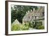 Typical Cotswold Houses in the Village of Bibury, the Cotswolds, Gloucestershire-Alex Robinson-Framed Photographic Print