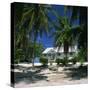 Typical Cottage on the North Side of Grand Cayman, Cayman Islands, West Indies, Caribbean-Ruth Tomlinson-Stretched Canvas