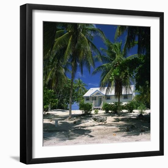 Typical Cottage on the North Side of Grand Cayman, Cayman Islands, West Indies, Caribbean-Ruth Tomlinson-Framed Photographic Print