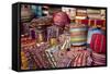 Typical Cushions in Street Shop, Marrakech, Morocco, North Africa, Africa-Guy Thouvenin-Framed Stretched Canvas