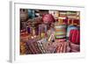 Typical Cushions in Street Shop, Marrakech, Morocco, North Africa, Africa-Guy Thouvenin-Framed Photographic Print