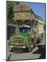 Typical Decorated Truck, Karakoram (Karakorum) Highway, Gilgit, Pakistan-Anthony Waltham-Mounted Photographic Print