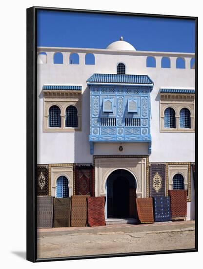 Typical Decorative Window in a Carpet Shop in the Medina, Tunisia, North Africa, Africa-Papadopoulos Sakis-Framed Photographic Print