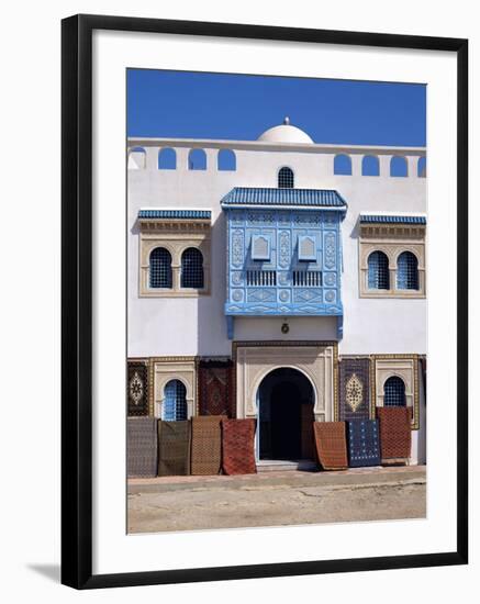 Typical Decorative Window in a Carpet Shop in the Medina, Tunisia, North Africa, Africa-Papadopoulos Sakis-Framed Photographic Print