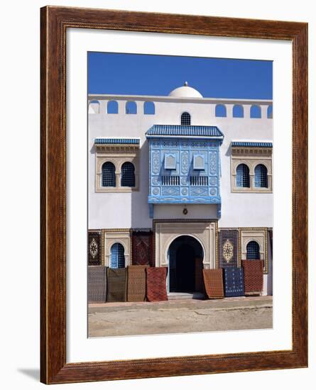 Typical Decorative Window in a Carpet Shop in the Medina, Tunisia, North Africa, Africa-Papadopoulos Sakis-Framed Photographic Print